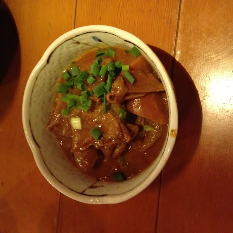 ピリ辛もつ煮込み(沖縄料理 おとざ)