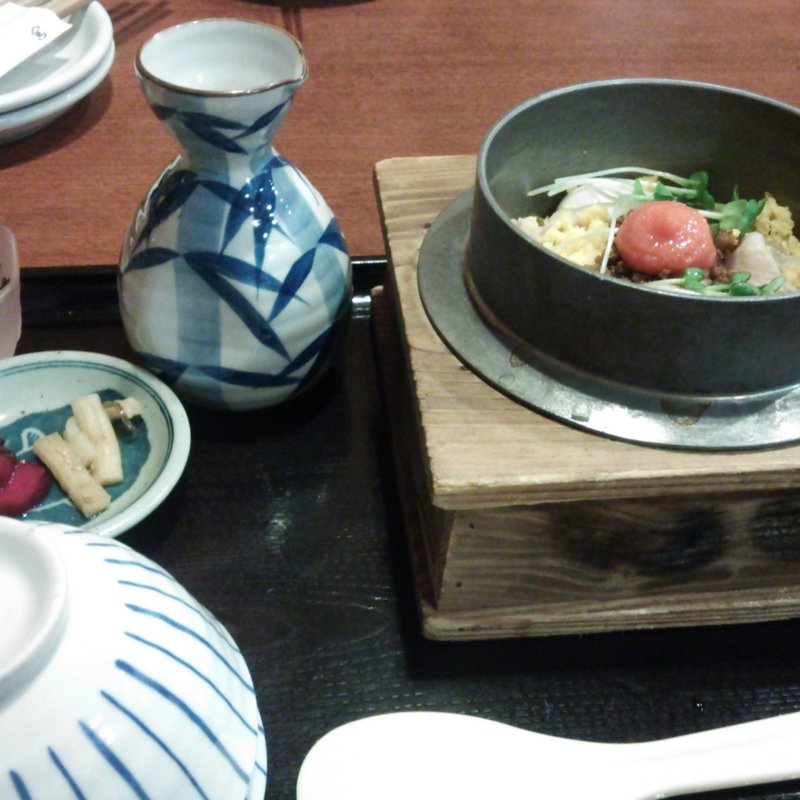 鶏と明太子の釜めし(十徳や　与次郎店)