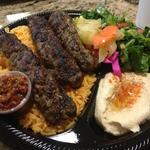 Kefta kabob plate