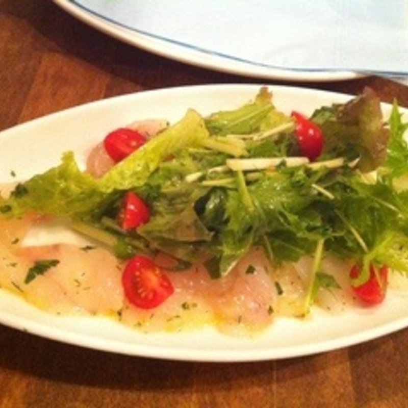 カルパッチョ(トラットリア ピッツェリア カノア)