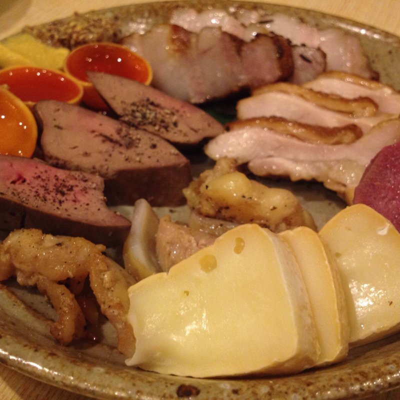 燻製盛り合わせ(里葉亭)