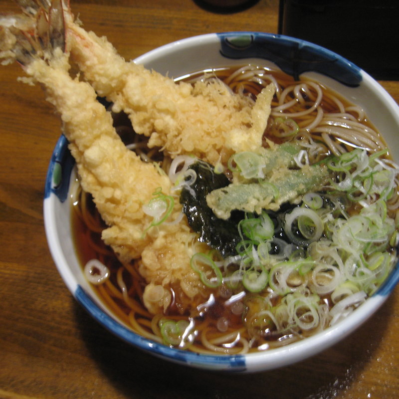 てんぷらそば(戸隠そば　清閑町本店)