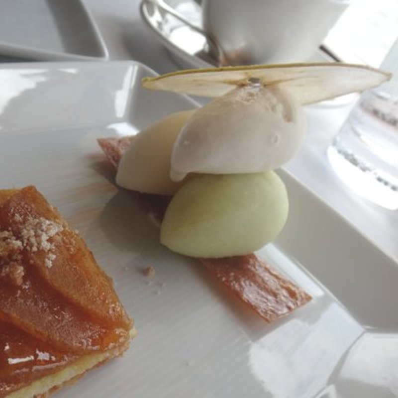 Apple Tart & Sorbet(RIVER CAFE)