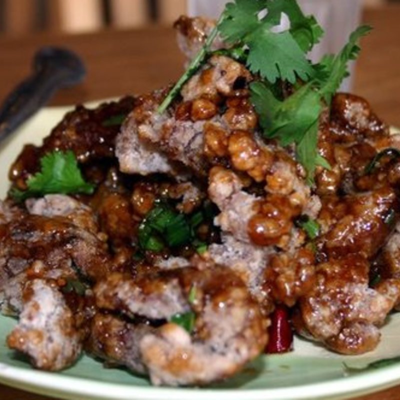 Pan Fried Beef (Little Village Noodle House)