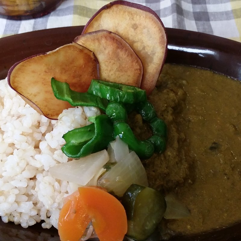 ホウレン草のカレー(ザ ピンク ウィードカフェ)