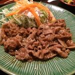 豚しょうが焼き定食(知暮里)