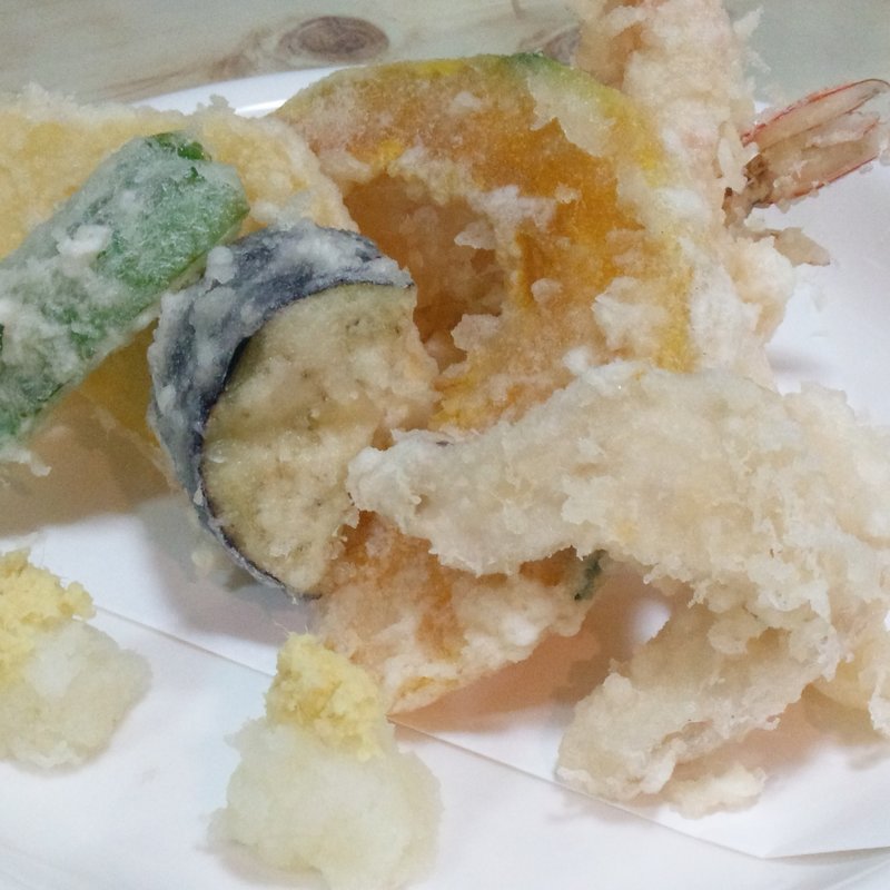 天ぷら盛り合わせ(うどん丸一)