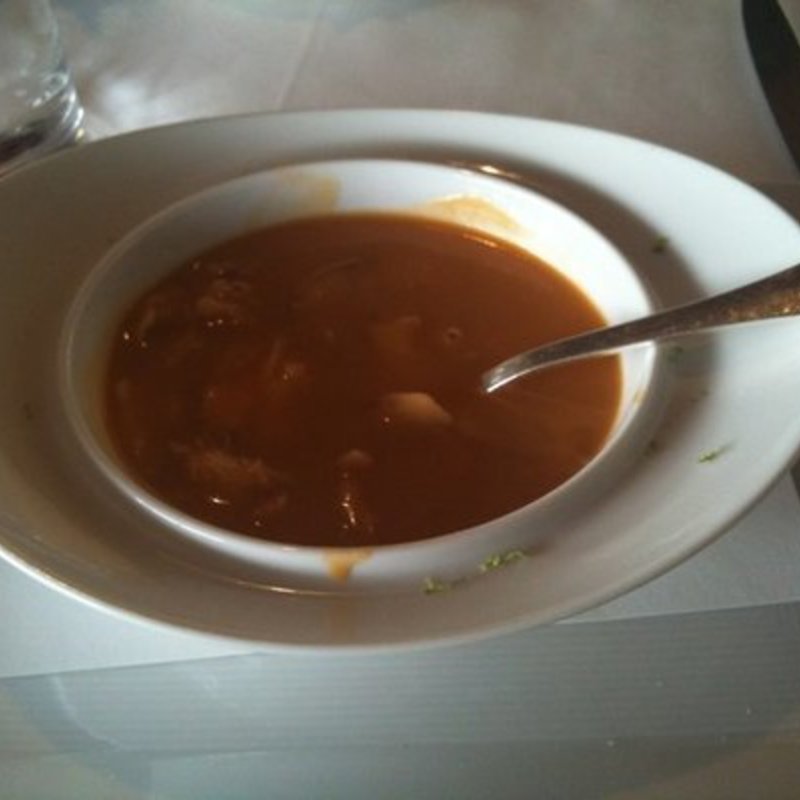 Crab and coconut bisque(RIVER CAFE)