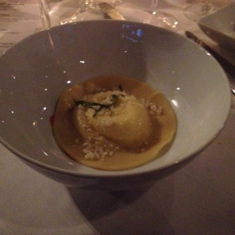 Cheese ravioli(RIVER CAFE)