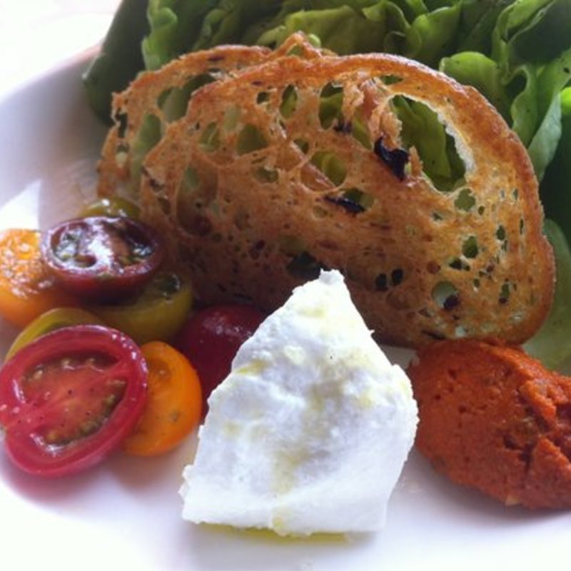 Butter lettuce and heirloom tomato salad(RIVER CAFE)