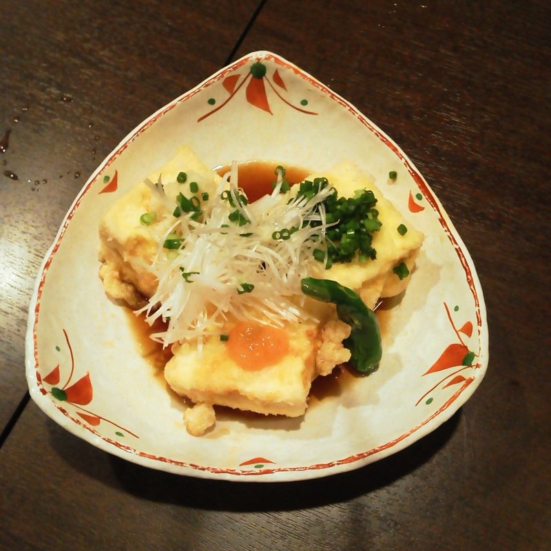 揚げ出し豆腐(葉山鳥ぎん本店)