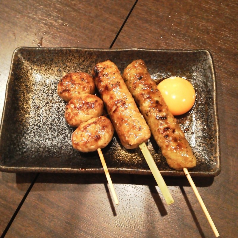 つくね皿(葉山鳥ぎん本店)