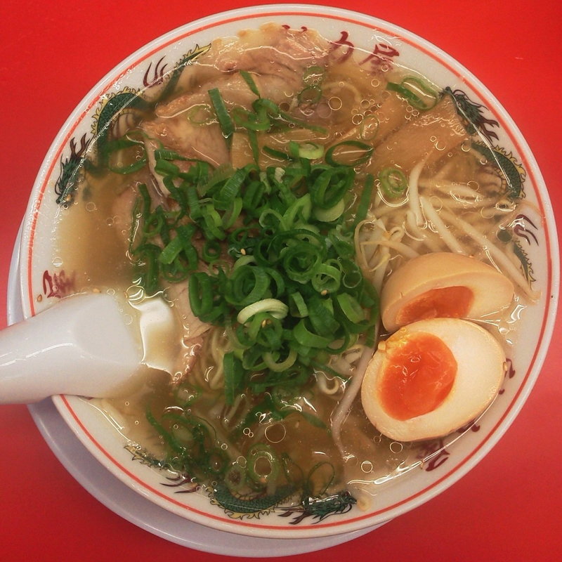しお味玉ラーメン(京都北白川ラーメン魁力屋 朝比奈店)