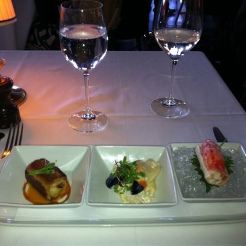 Crab Trio appetizer(RIVER CAFE)