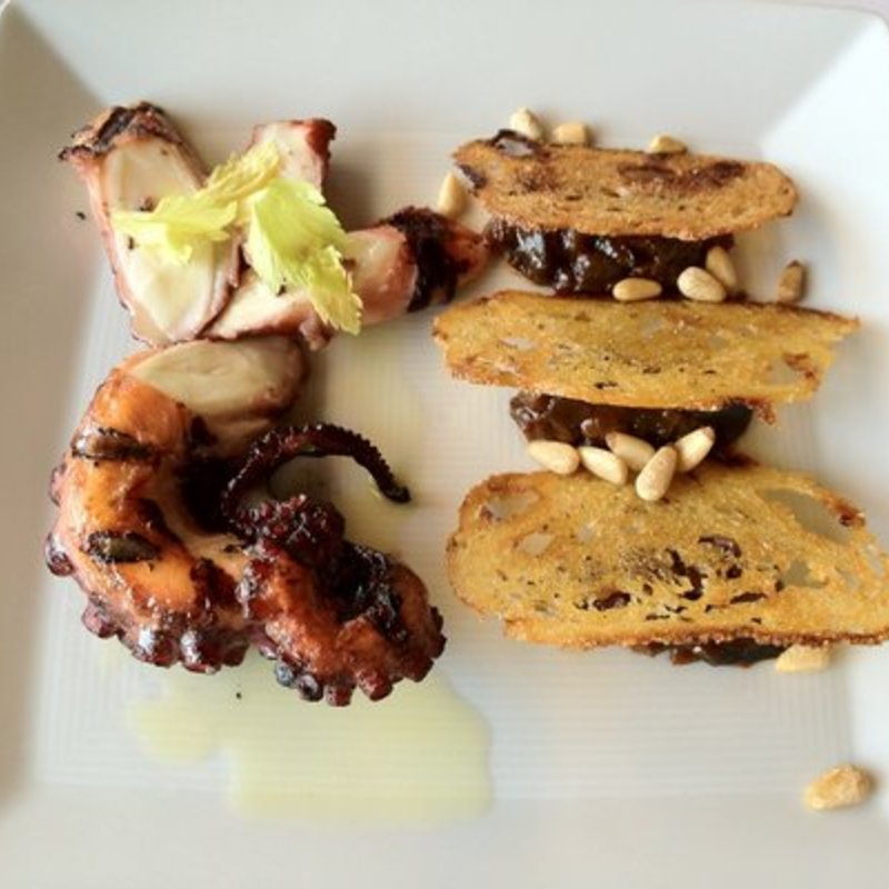 タコの前菜(RIVER CAFE)