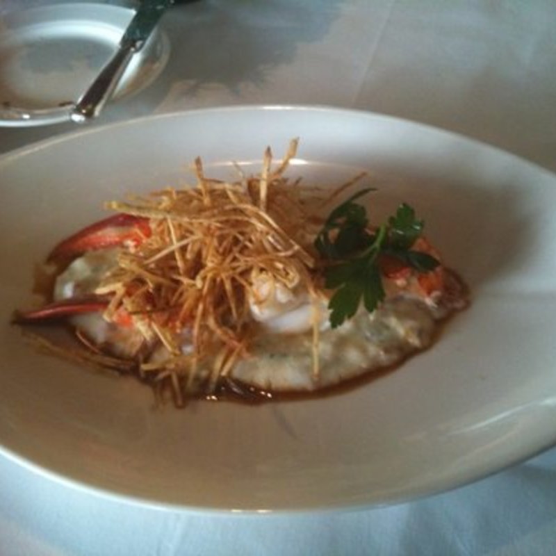 Lobster with Mashed potates(RIVER CAFE)