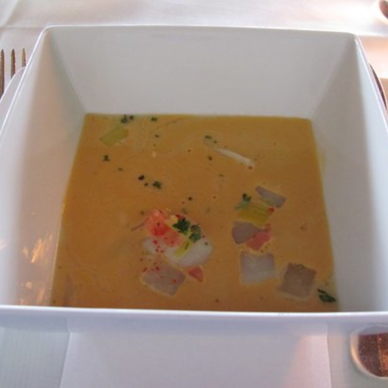 Maine Sea Scallop and Lobster Chowder(RIVER CAFE)