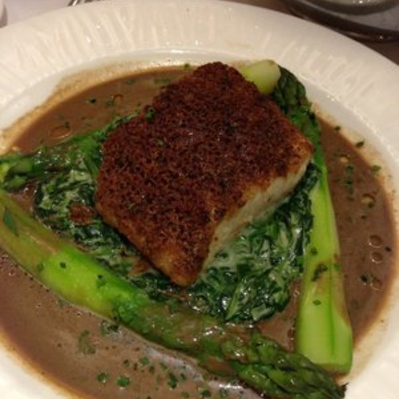 Mushroom truffled Mahi Mahi(Aquagrill)