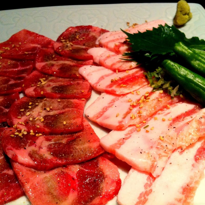 上タン塩＆米の娘ぶた(星遊山)