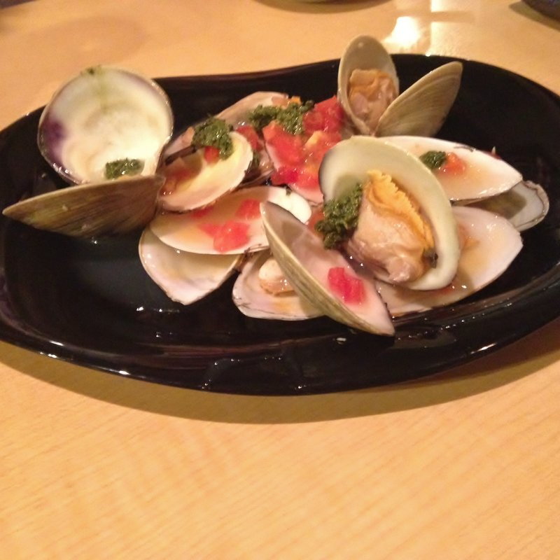 冷製！大あさりと皿貝のジュノベーゼ(俺のやきとり 蒲田)