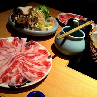 つゆしゃぶ　米沢豚(京都 瓢喜 赤坂店)