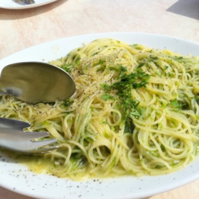 バジルのパスタ(シチリアーナ)