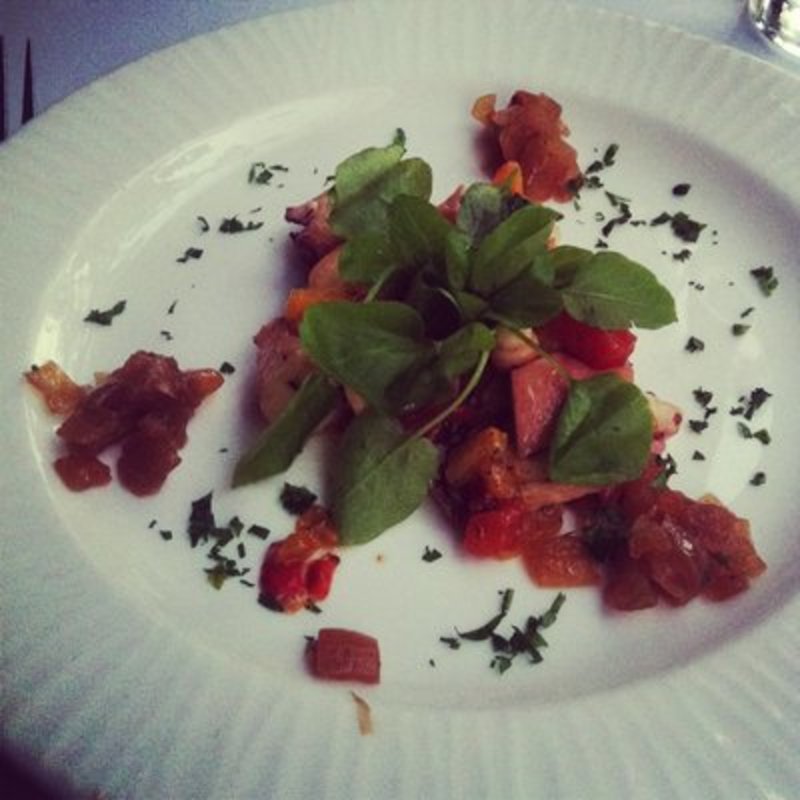 Warm octopus salad(Aquagrill)