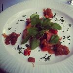 Warm octopus salad