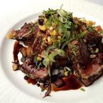 Grilled peppered wild bluefin