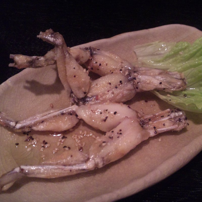 カエルの唐揚げ(杉の子 （すぎのこ）)