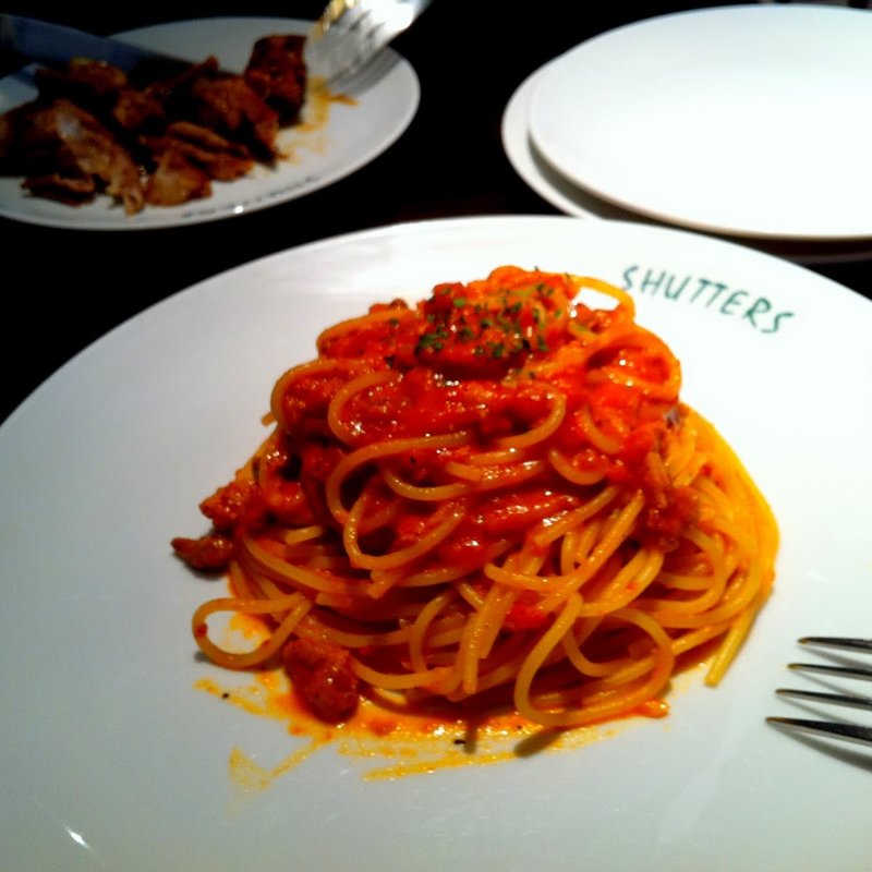トマトソースのスパゲッティ(SHUTTERS Luz自由が丘)