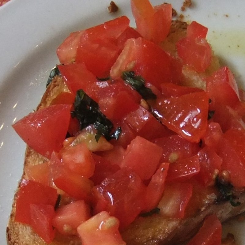 Bruschetta al Pomodoro(Tempio di Mecenate)