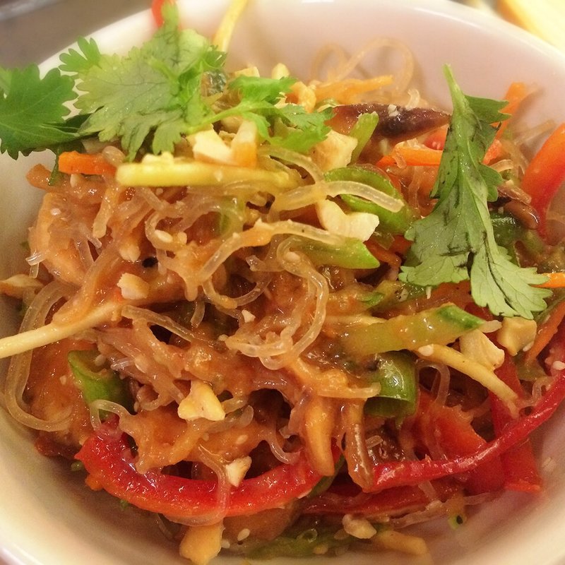 Kelp noodle pad thai(Greenpoint Fish & Lobster Co.)