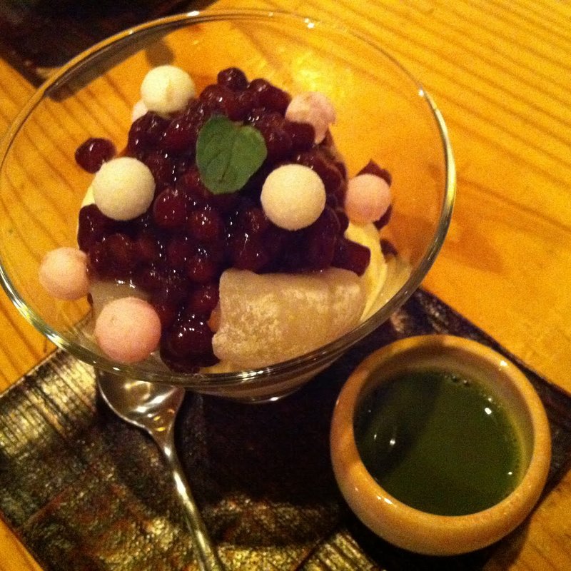 しまなみ名物 しお餅とお抹茶セット(88屋　六本木店)