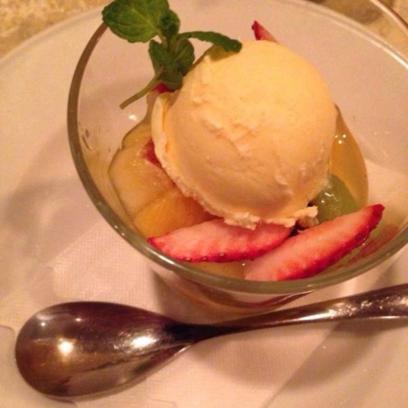 フルーツポンチ アイスのせ(ボナペティート)