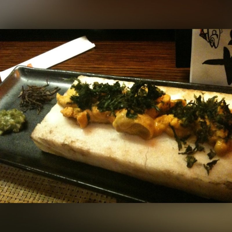 雲丹岩塩焼き(ABURIYA KINNOSUKE)