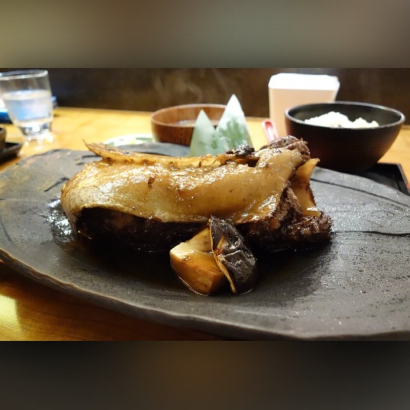 マグロカマの煮付け(ABURIYA KINNOSUKE)