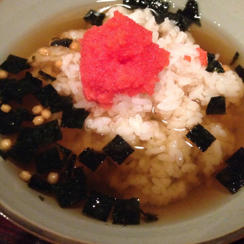 明太子茶漬け(烏丸酒場 福六 fuku six)
