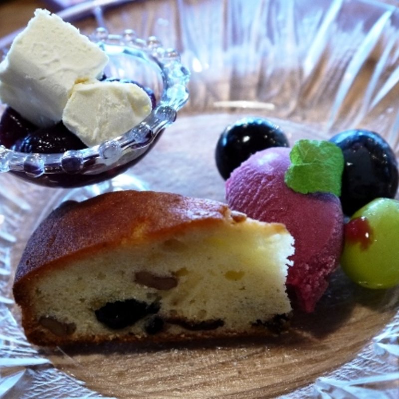 葡萄づくしプレート(ラ・ペスカ )