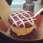 Red velvet with PB ice cream(The Coolhaus Shop)
