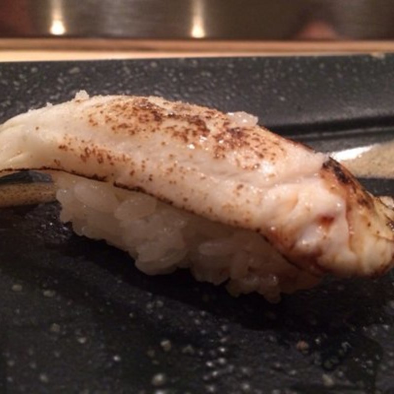 Sea Bream with Wasabi stem nigiri(Soto)