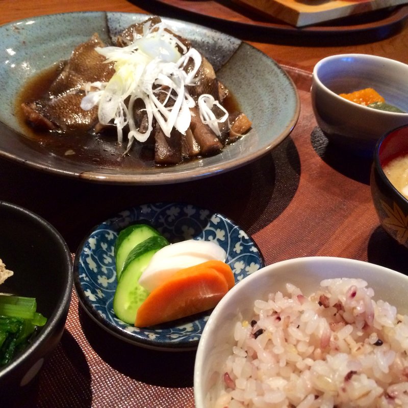 煮魚御膳(臥薪　大船)