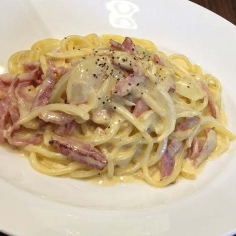 濃厚カルボナーラ(カフェブランチ)