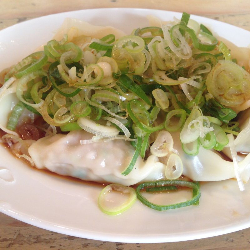 ネギポンズ餃子6個(万豚記 三軒茶屋店)