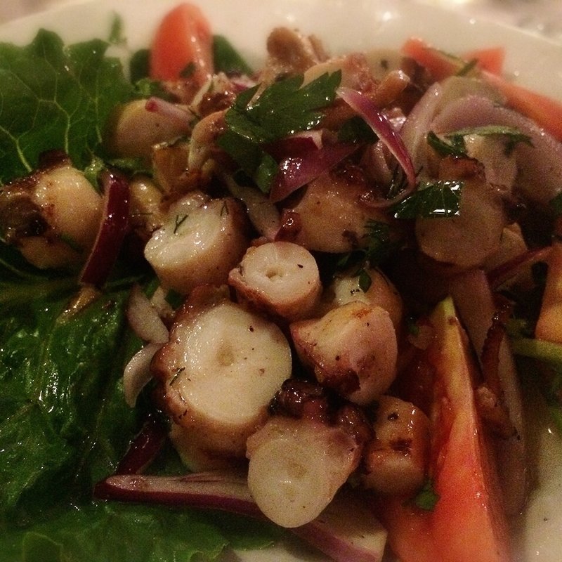 Char Grilled Octopus Salad(LIMAN RESTAURANT)