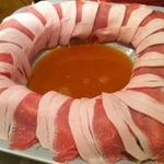 アグー豚の鉄板鍋(吉崎食堂 道玄)