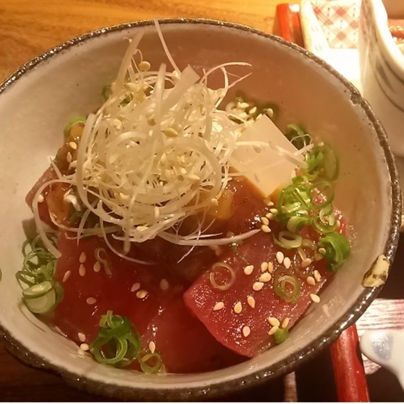 ミニまぐろ丼(花家 （はなや）)