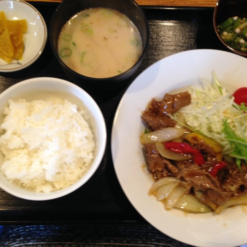 日替りランチA（焼肉）(定食・らーめん 亀吉)