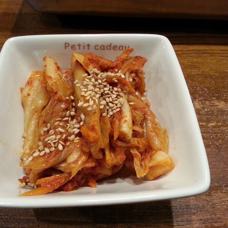 白菜キムチ(ホルモン焼肉 花れん5)