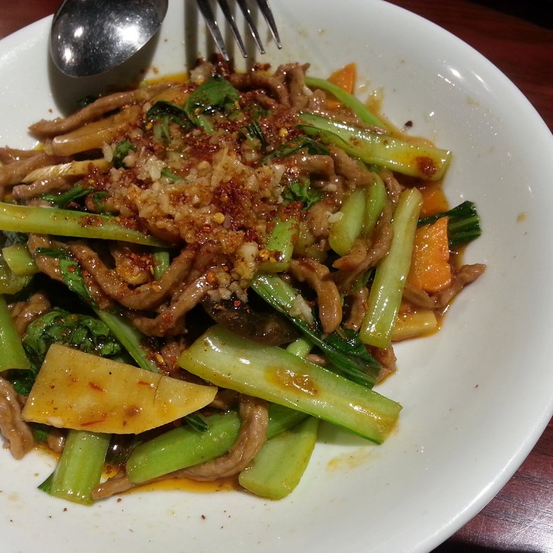 牛肉の炒め煮　ニンニク山椒風味(XI'AN 銀座店 （シーアン）)